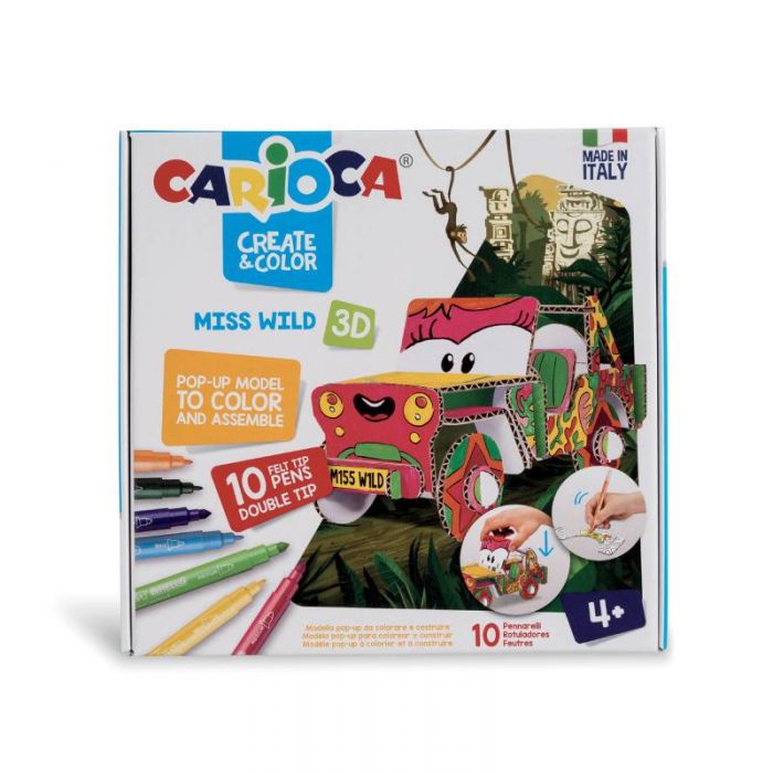 Carioca - Set create and color ms. wild