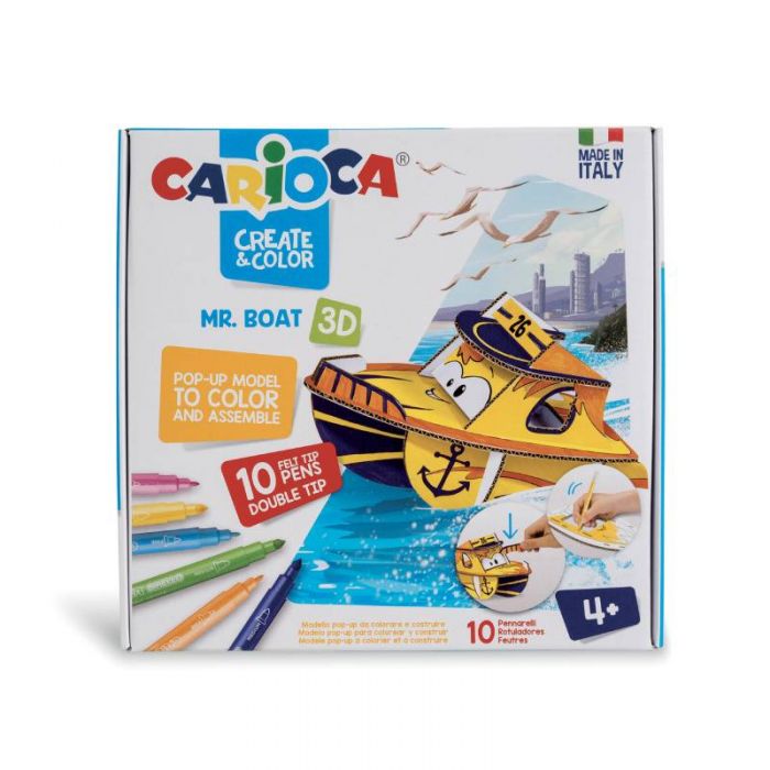 Carioca - Set create and color mr. boat