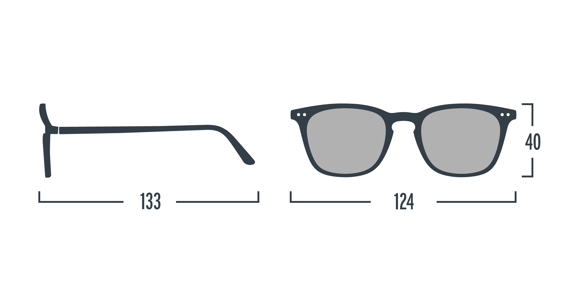 Izipizi - Sun Junior E black grey lenses naočare